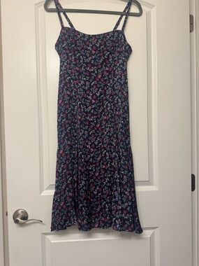 J. Crew Navy Dress with Zipper Closure